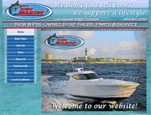 Tablet Screenshot of kmcmarine.com